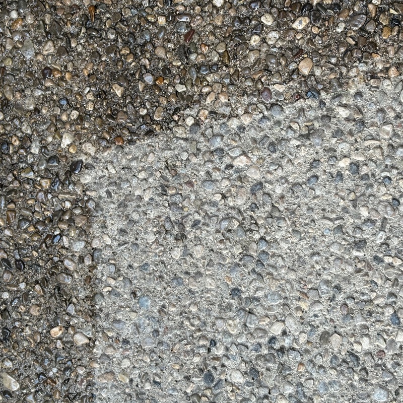 Aggregate Pressure wash and seal